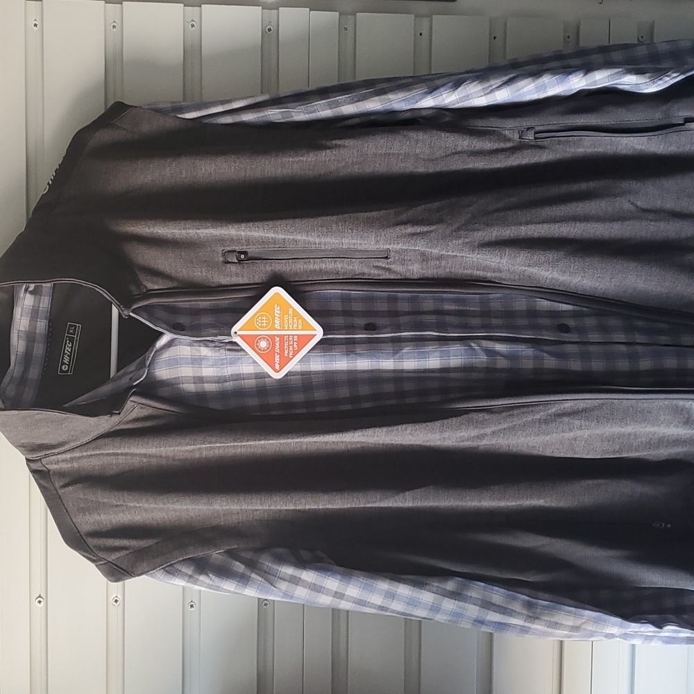 Men's long sleeve shirt and vest combo